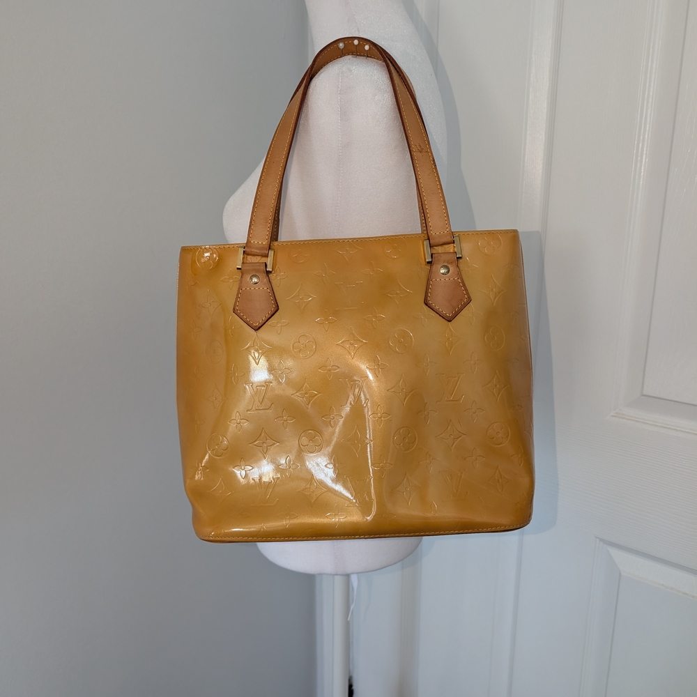 Louis Vuitton Houston Embossed Monogram Vernis Leather Tote Bag